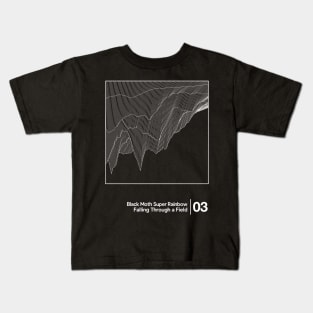 BMSR - Falling Through A Field / Minimalist Style Graphic Design Kids T-Shirt